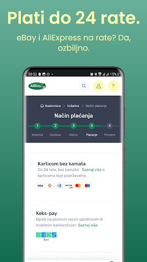 AliBay.hr - eBay i AliExpress ekran görüntüsü