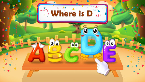 Alphabet matching Toddler Game ekran görüntüsü