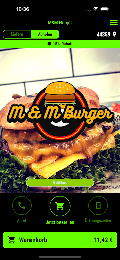M&M Burger ekran görüntüsü