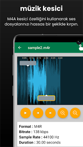 m4a mp3 dönüştürücü ekran görüntüsü