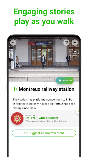 Montreux Tour Guide:SmartGuide ekran görüntüsü