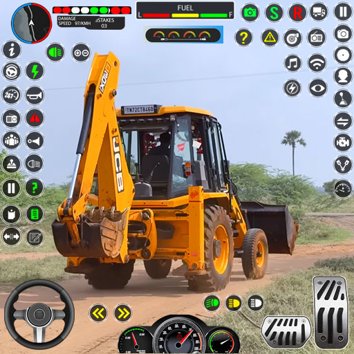 ABD inşaat 3d Jcb ekskavatör