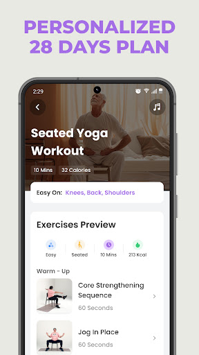 Chair Yoga for Seniors-EasyFIT ekran görüntüsü