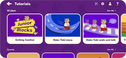 PictoBlox Junior Blocks ekran görüntüsü
