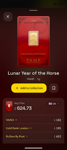 Goldbars App ekran görüntüsü