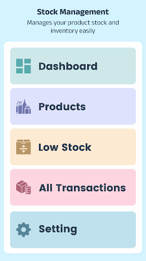 Stock and Inventory Management ekran görüntüsü