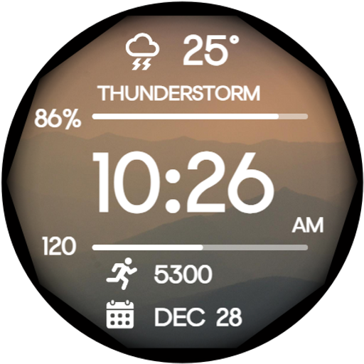 Mountain & Sea WatchFace