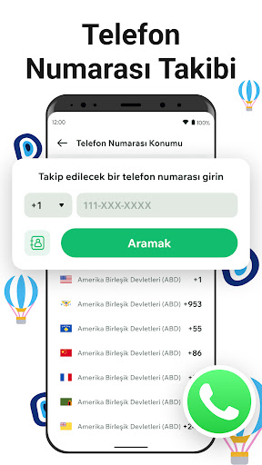 Telefon İzleyici, Aile Bulucu ekran görüntüsü