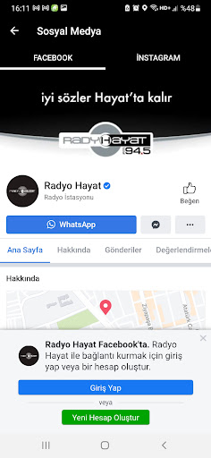 Radyo Hayat ekran görüntüsü