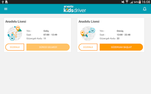 Arvento Kids Driver ekran görüntüsü