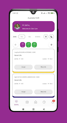 Qbix Care App ekran görüntüsü