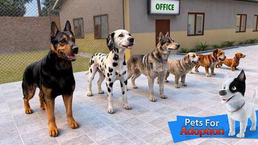 Trò chơi nuôi chó Sim Pet 3D ekran görüntüsü