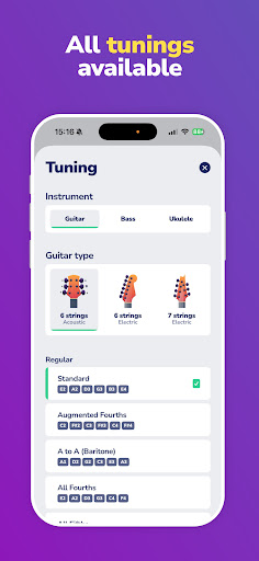 CoachTuner: Guitar Tuner Pro ekran görüntüsü