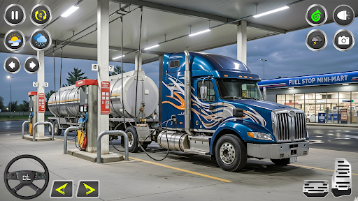 US Transport Truck 3D game ekran görüntüsü