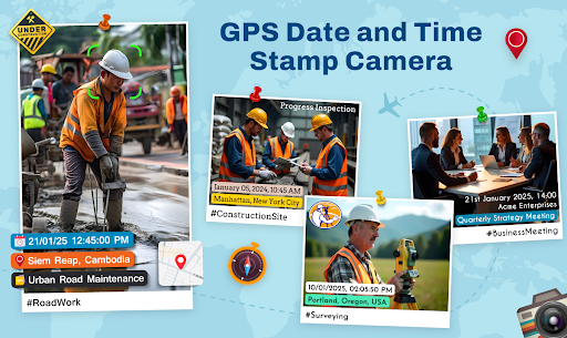 GPS Date & Time Stamp Camera ekran görüntüsü