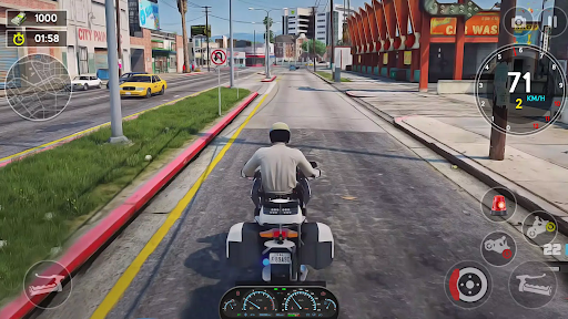 Police Bike Cop Simulator Game ekran görüntüsü