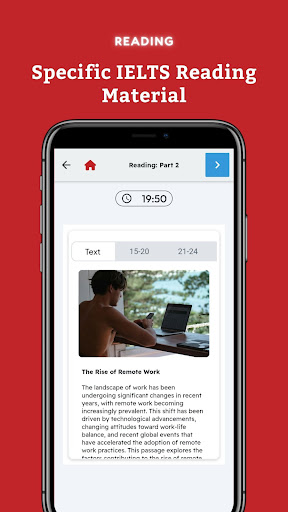 IELTS Sample Tests with AI ekran görüntüsü
