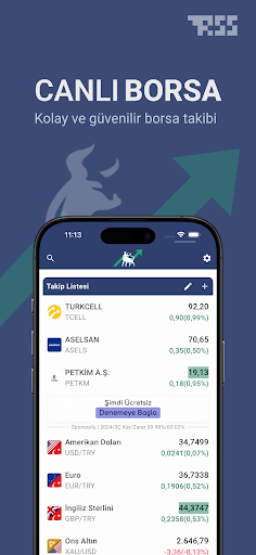 Canlı Borsa: Hisse Senetleri ekran görüntüsü