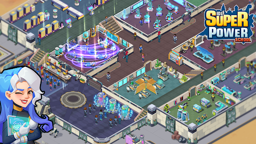 Idle Superpower School ekran görüntüsü
