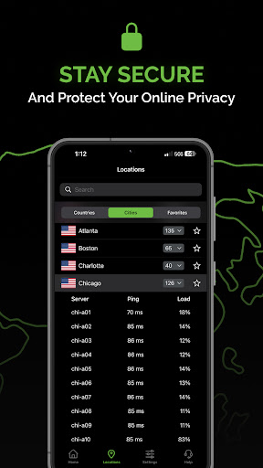 IPVanish: VPN Location Changer ekran görüntüsü