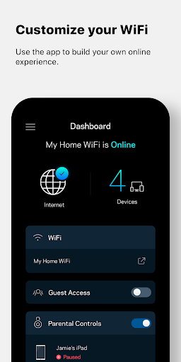 Linksys ekran görüntüsü