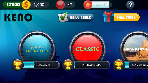 A Keno Game ekran görüntüsü