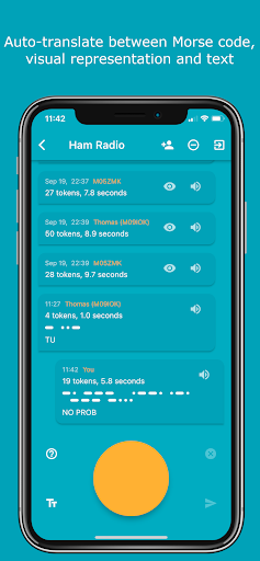 Morse Chat: Talk in Morse Code ekran görüntüsü