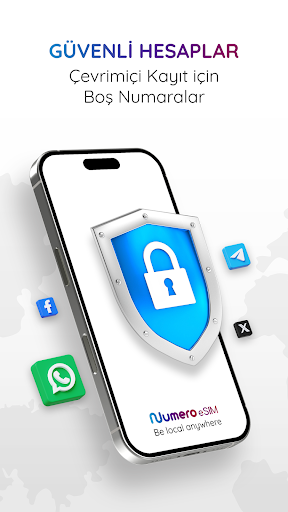 Numero eSIM: Sanal Numara ekran görüntüsü