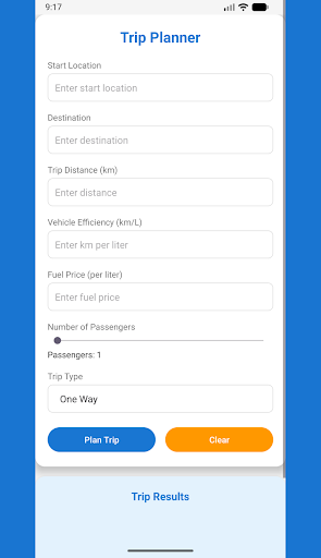 Fuel Consumption Calculator ekran görüntüsü
