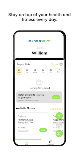 EverFit ekran görüntüsü