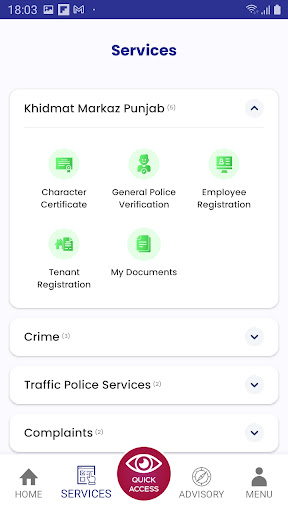 Punjab Police Pakistan ekran görüntüsü
