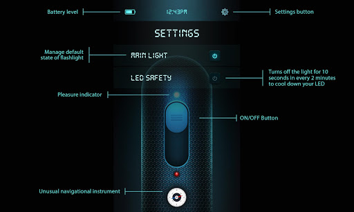 Futuristic Flashlight ekran görüntüsü
