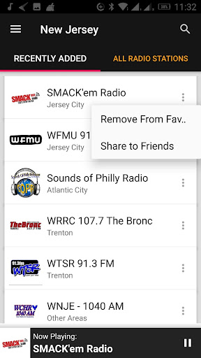 New Jersey Radio Stations ekran görüntüsü