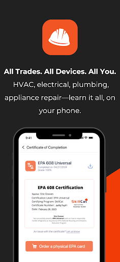 SkillCat: HVAC School, EPA 608 ekran görüntüsü