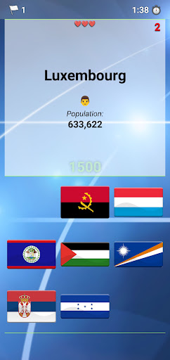 Flags Quiz ekran görüntüsü