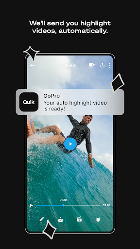GoPro Quik: Video Editor ekran görüntüsü