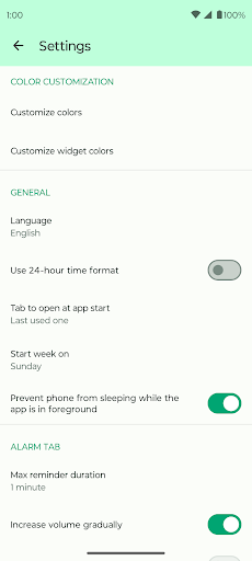 Fossify Clock Beta ekran görüntüsü