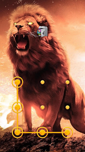 AppLock Live Theme Lion ekran görüntüsü