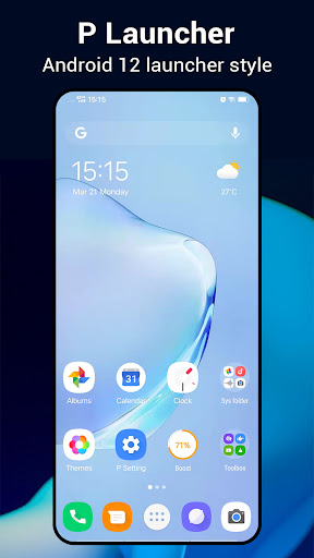 P Launcher ekran görüntüsü