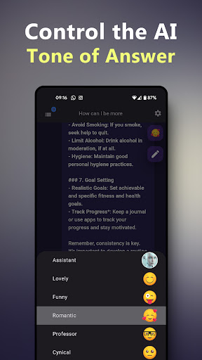 A.I. Sesli Sohbet: Open Chat ekran görüntüsü