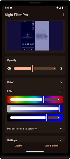 Night Filter Pro ekran görüntüsü