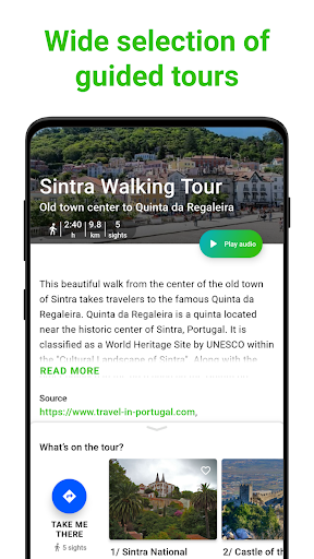 Sintra Tour Guide:SmartGuide ekran görüntüsü