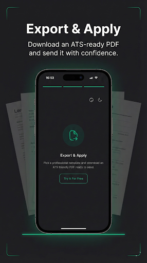 Fit My CV - AI Resume Builder ekran görüntüsü