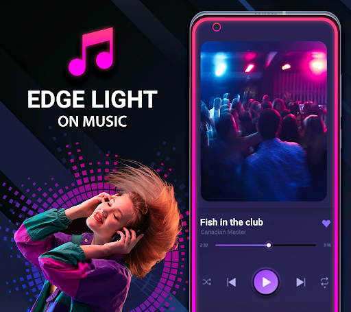 Edge Border Lighting On Music ekran görüntüsü