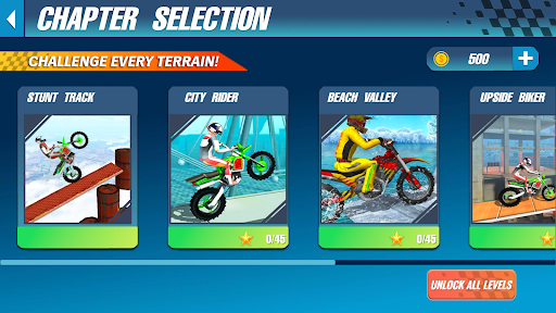 Bike Stunts 3D game ekran görüntüsü