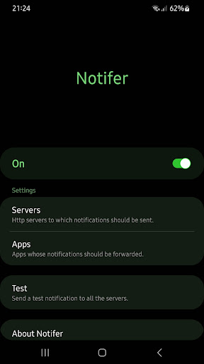 Notifer ekran görüntüsü