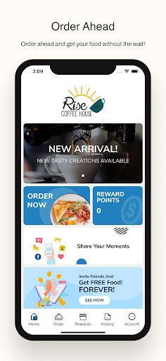 Rise Coffee House ekran görüntüsü