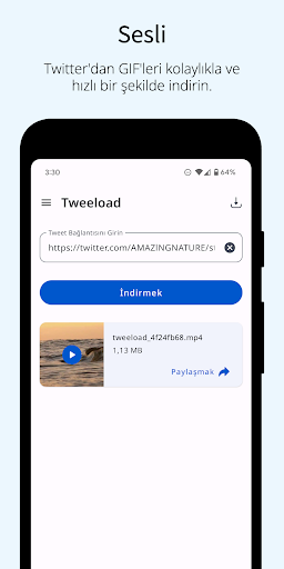 Twitter için Video İndirici ekran görüntüsü