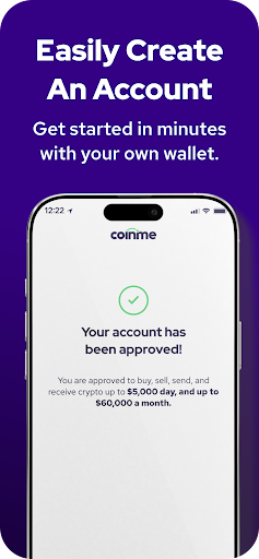 Coinme: Buy Bitcoin & Crypto ekran görüntüsü