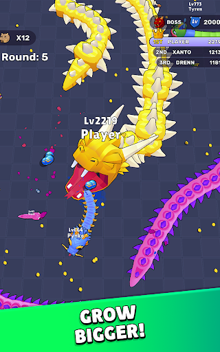 Snake Rush: Clash Battle 3D ekran görüntüsü